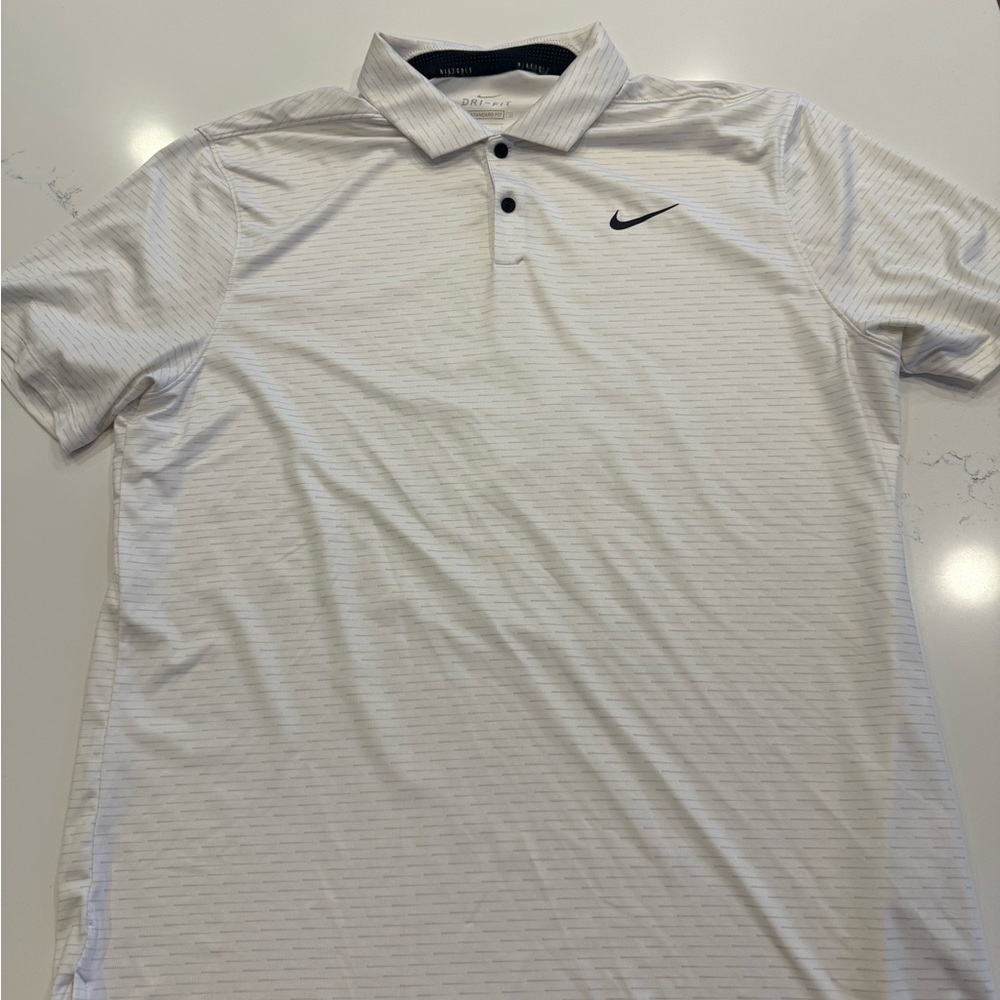 Nike Men's White Golf Polo Shirt